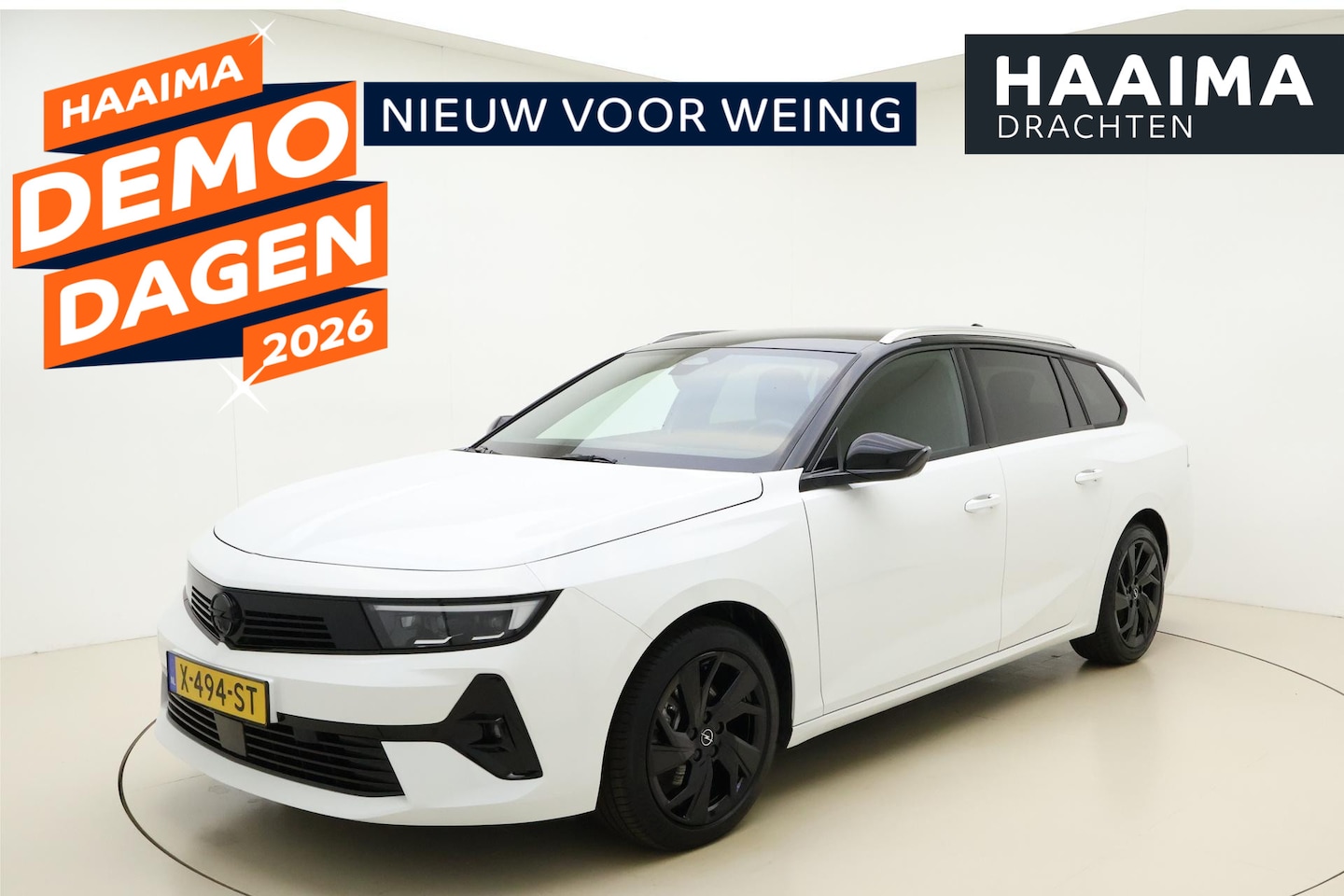 Opel Astra Sports Tourer - 1.2 Level 4 130 PK | Navigatie | Climate control | Rondomzicht Camera | Zwart dak | Keyles - AutoWereld.nl