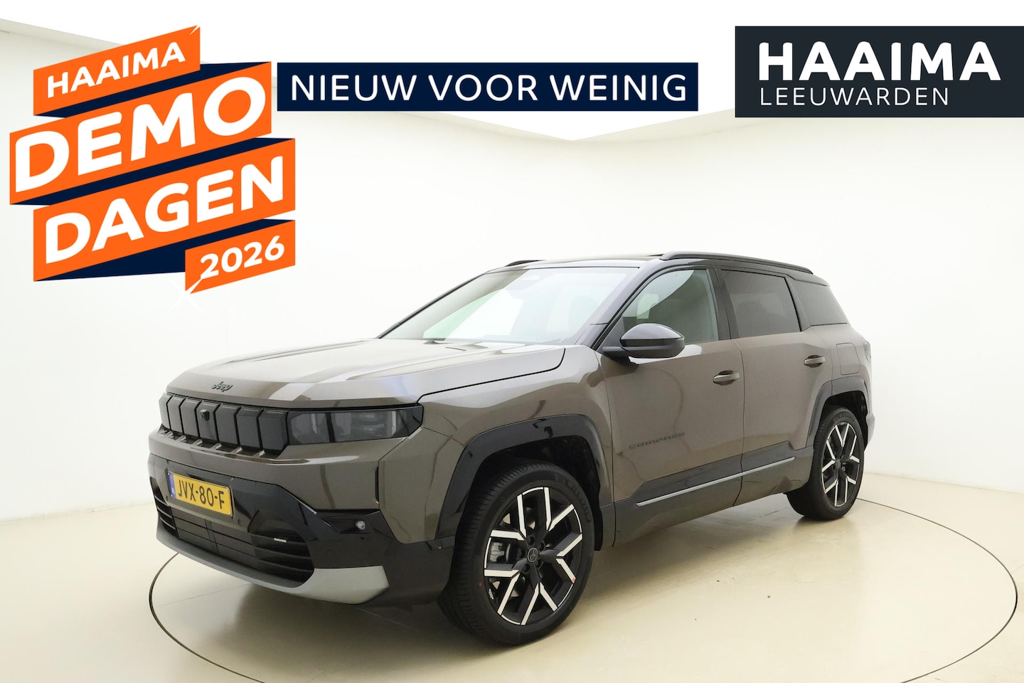 Jeep Compass - First Edition 74 kWh | Nu in de showroom! | Camera's rondom | Focal audio | Elektrische ac - AutoWereld.nl