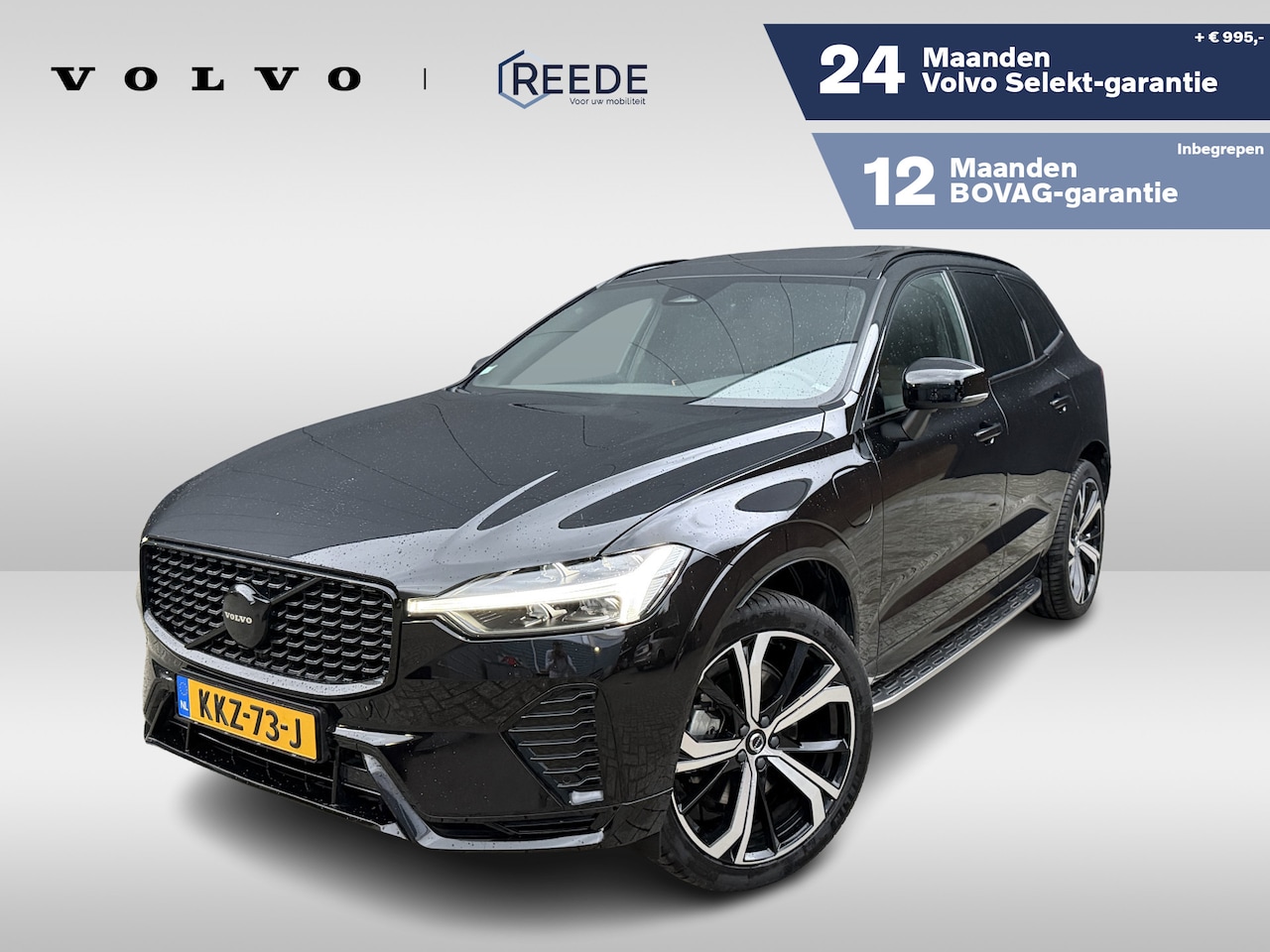Volvo XC60 - 2.0 T6 Plug-in hybrid AWD Plus Dark | 21 inch | Side skirts | Sport leder - AutoWereld.nl