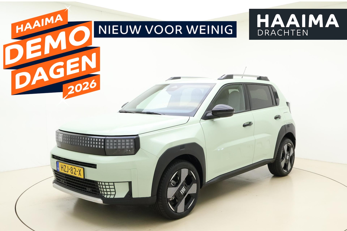 Fiat Grande Panda - La Prima 11 kW 44 kWh | Navigatie | Stoel & Stuurverwarming | Camera | Dakrails | Extra ge - AutoWereld.nl