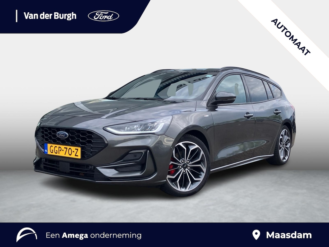 Ford Focus Wagon - ST- Line X 1.0 EcoBoost Hybrid 155pk PowerShift automaat - afneembare trekhaak 1.500kg - F - AutoWereld.nl