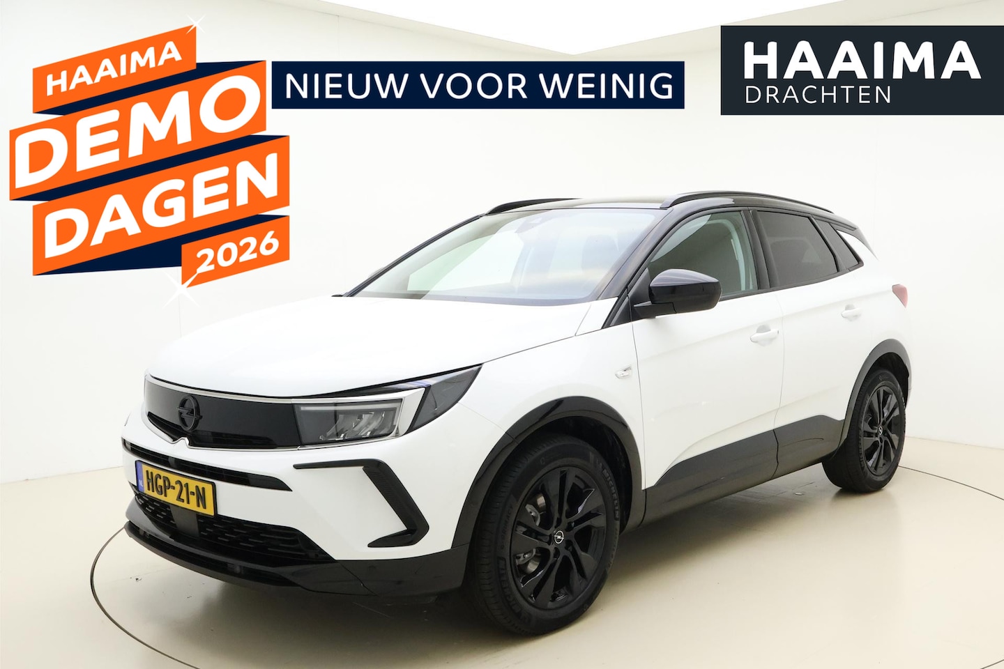 Opel Grandland - 1.2 Turbo GS Black Pack | Automaat | Stoel- en stuurverwarming | Navigatie | Achteruitrijc - AutoWereld.nl