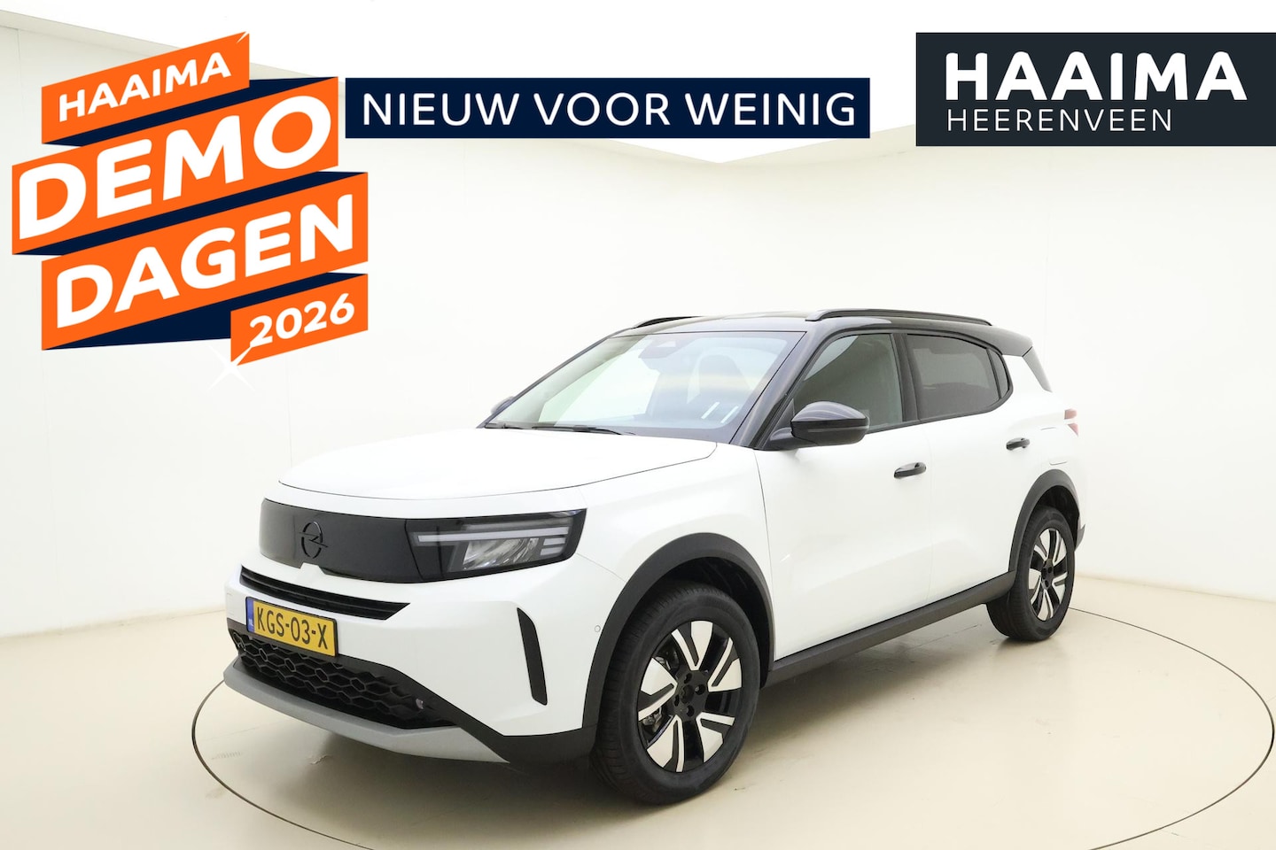 Opel Frontera - 1.2 Turbo Hybrid GS 7p. DEMO | Stoelverwarming | Stuurverwarming | 7 persoons | Navigatie - AutoWereld.nl