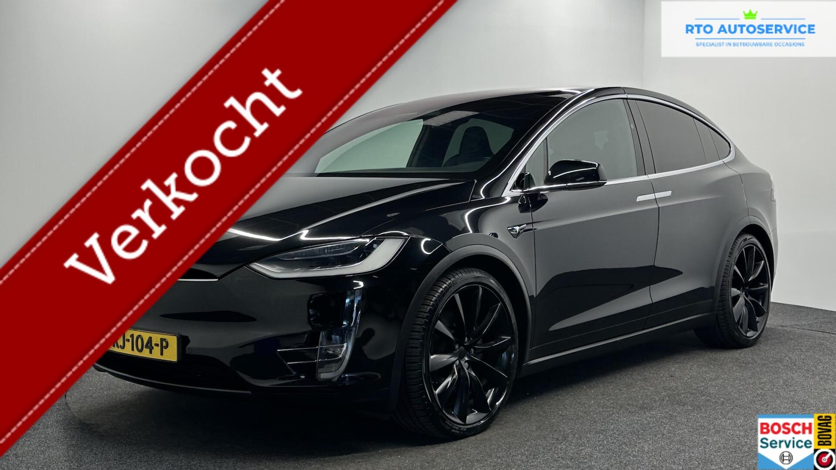 Tesla Model X - 100D 6p. CAMERA LEER TREKHAAK NAVI CARPLAY. - AutoWereld.nl