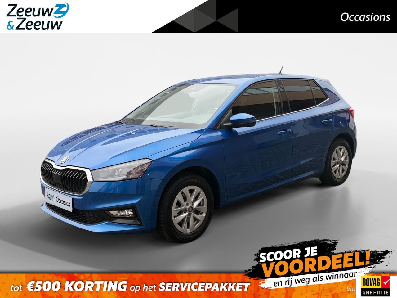 Skoda Fabia - 1.0 TSI Selection 116PK AUTOMAAT | Stoel- stuurverwarming | Cruise Control | Climate Contr - AutoWereld.nl