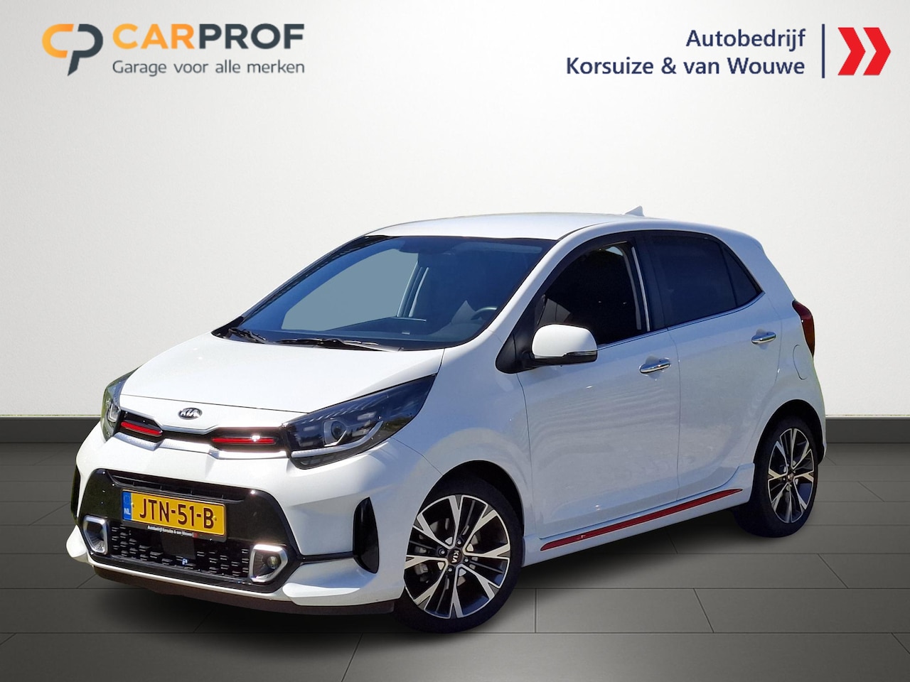 Kia Picanto - 1.0 DPi GT-Line AUTOMAAT | Carplay & Android Auto | P. sensoren | Leder - AutoWereld.nl
