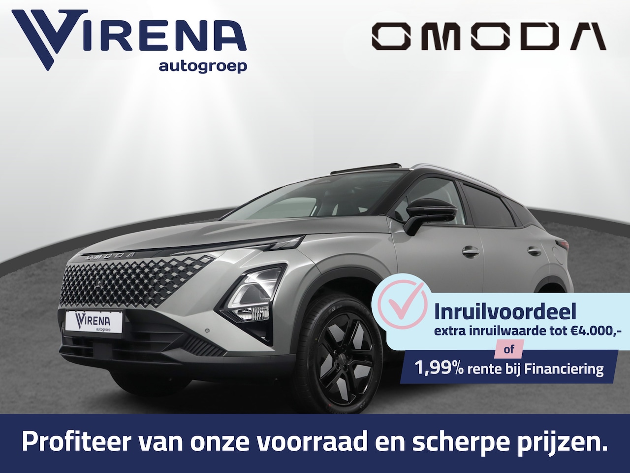Omoda 5 - SHS-H 1.6 T-GDi Premium - Kantel/Schuifdak - Adaptief Cruisecontrol - 18' Lichtmetalen Vel - AutoWereld.nl