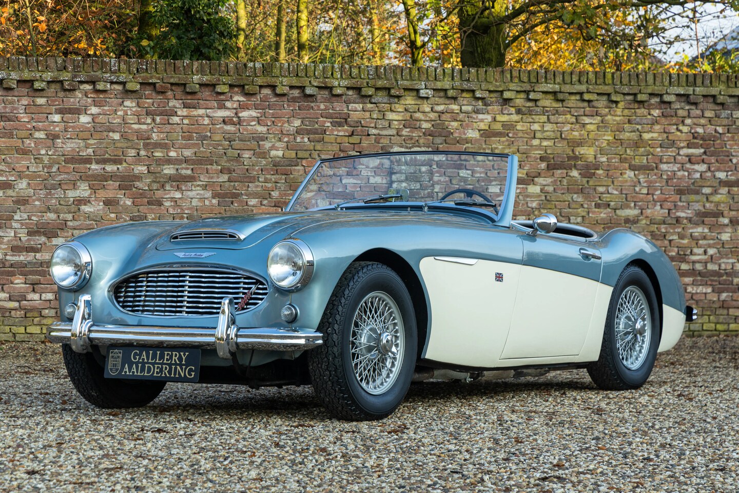 Austin Mk I - Healey 3000 MKI Overdrive BN7 "Two seater" Two-seater BN7 in much-appreciated color scheme - AutoWereld.nl