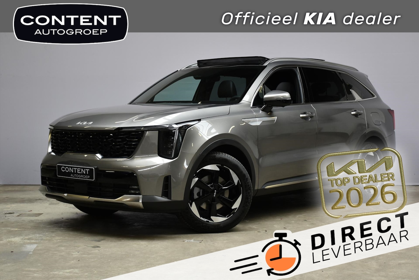 Kia Sorento - 1.6 T-GDi 253pk Plug-in Hybrid Aut AWD 7 PERS. ExecutiveLine DIRECT LEVERBAAR - AutoWereld.nl