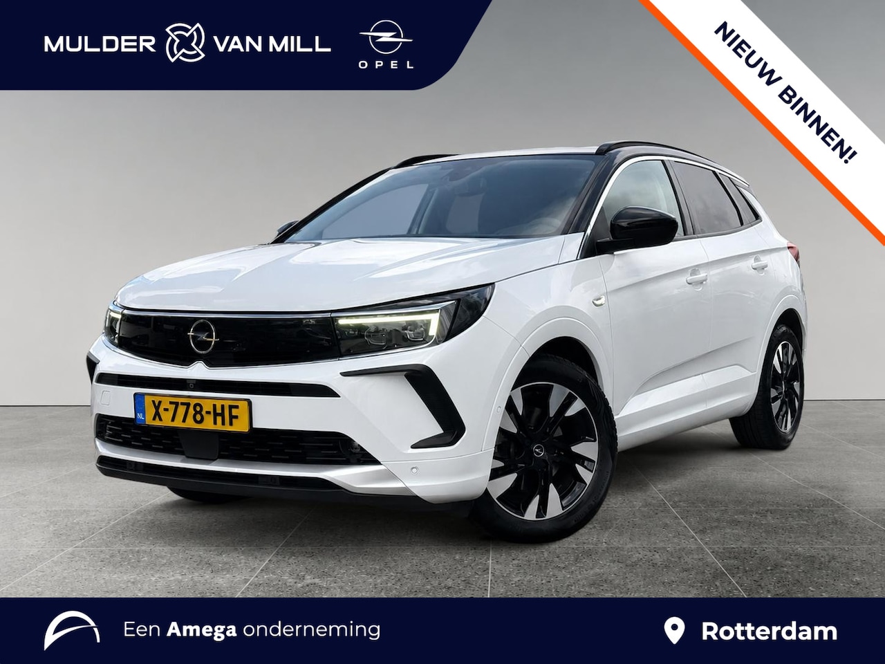 Opel Grandland - Ultimate 1.2 Turbo 130pk EAT8 | ALCANTARA/LEDER | TREKHAAK | MATRIX LED | TWO-TONE! | 360° - AutoWereld.nl