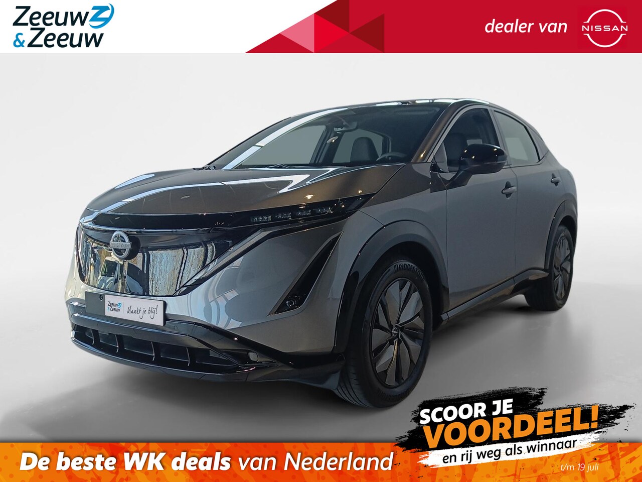 Nissan Ariya - Limited Edition 91 kWh *Navigatie*parkeersensoren voor&achter*2 laadkabels*snelladen*LMwie - AutoWereld.nl