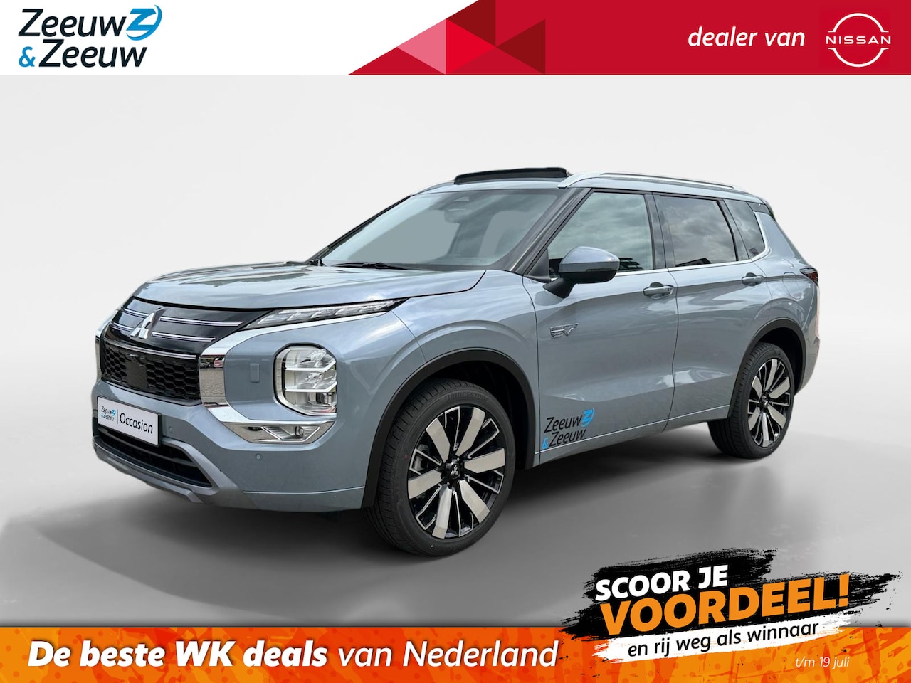 Mitsubishi Outlander - 2.4 PHEV Instyle | RIJDEND VOERTUIG | KANTEL/SCHUIFDAK | LEER | STOELVERWARMING & VERKOELI - AutoWereld.nl