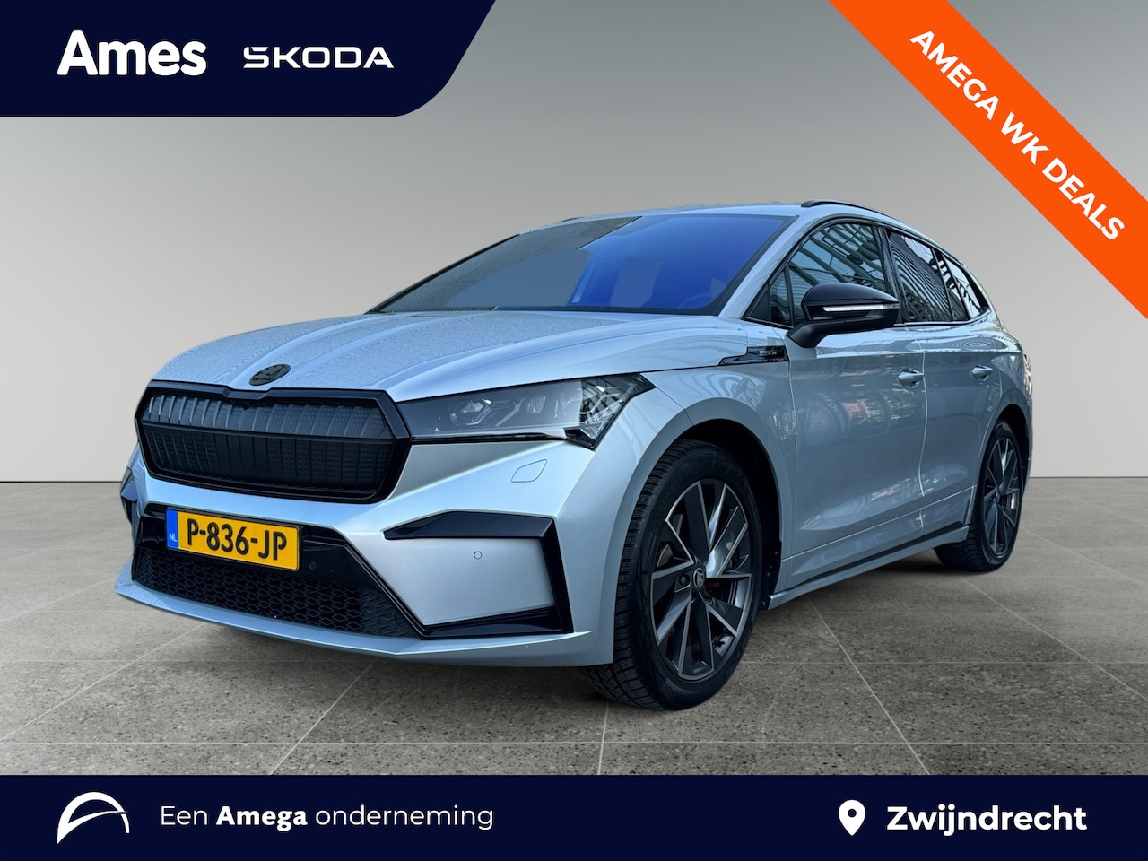 Skoda Enyaq iV - 60 180pk Sportline Achteruitrijcamera | Parkeersensoren voor en achter | Cruise control - AutoWereld.nl