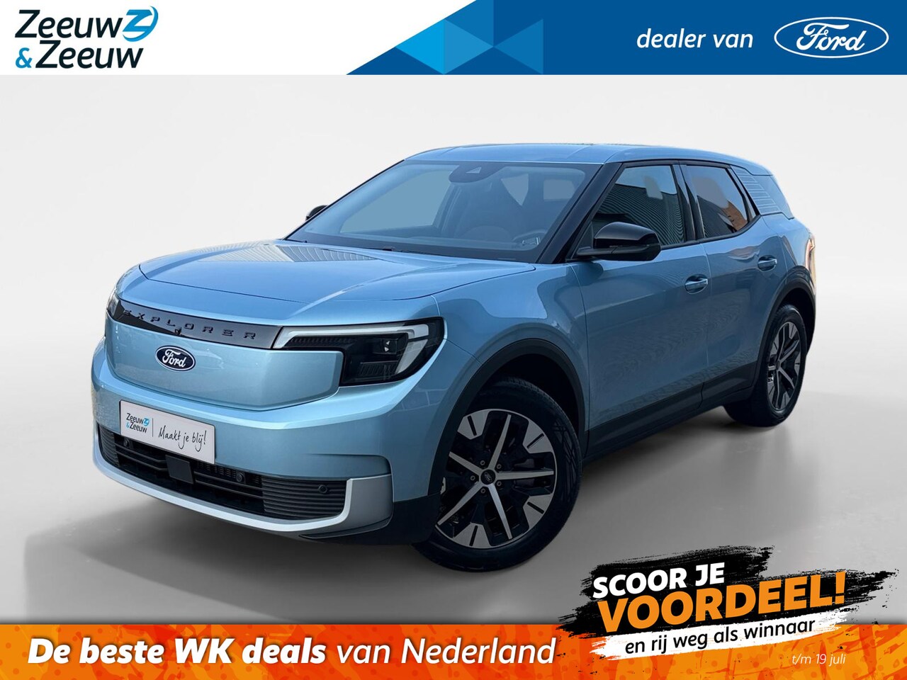 Ford Explorer - Select Extended Range RWD 77 kWh | Verwachte Levertijd 3 Weken | Prijs Inclusief €4000,- F - AutoWereld.nl
