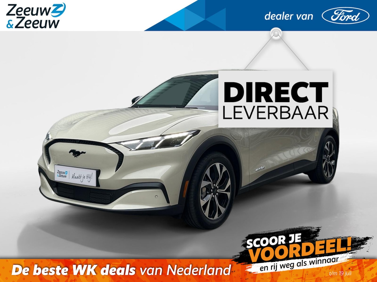 Ford Mustang Mach-E - Standard RWD 73 kWh 268pk | €2.000.- korting | 2,99% rente financial lease | 17% bijtellin - AutoWereld.nl