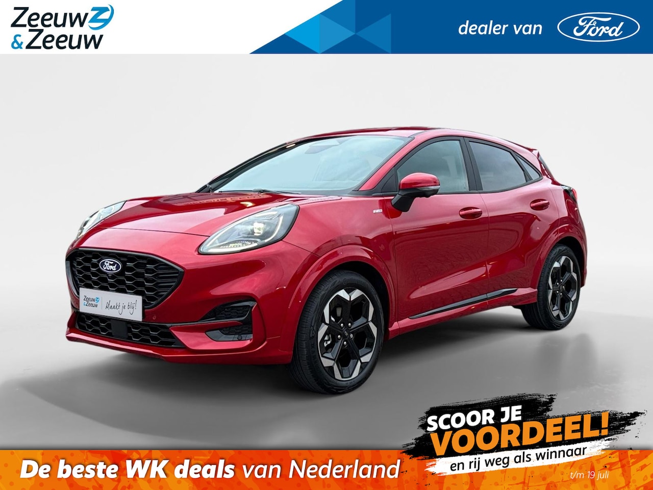 Ford Puma - 1.0 EcoBoost Hybrid ST-Line X | Driver Assistancepack | Winterpack | 18" Lichtmetaal | Led - AutoWereld.nl