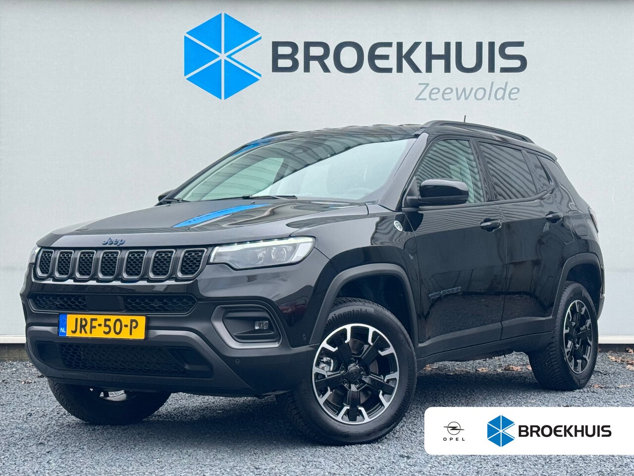 Jeep Compass - 4xe 240PK Plug-in Hybrid Trailhawk SOH 97% | Full-Leather | Stoel Ventilatie | Adap Cruise - AutoWereld.nl