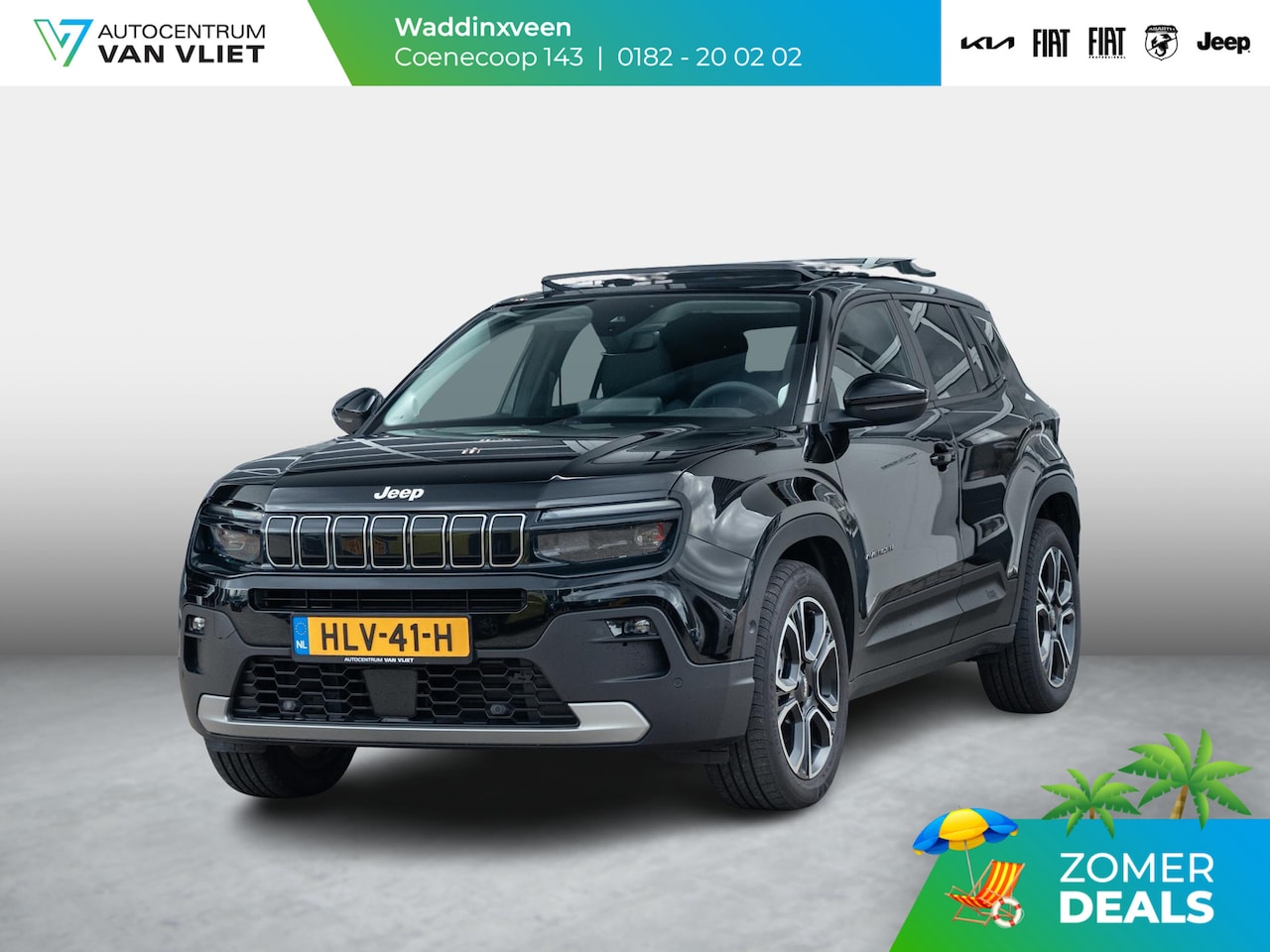 Jeep Avenger - Summit 54 kWh | Infotainment&Conv. Pack | Leder&Winterpack | Schuif/Kanteldak | Warmtepomp - AutoWereld.nl