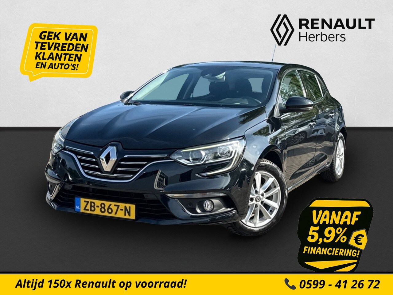 Renault Mégane - 1.2 TCe Life TREKHAAK / CAMERA / PDC V&A / CRUISE - AutoWereld.nl