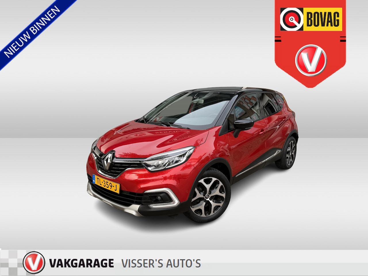 Renault Captur - 0.9 TCe Intens | trekhaak | achteruitrijcamera | 17 inch velgen | - AutoWereld.nl