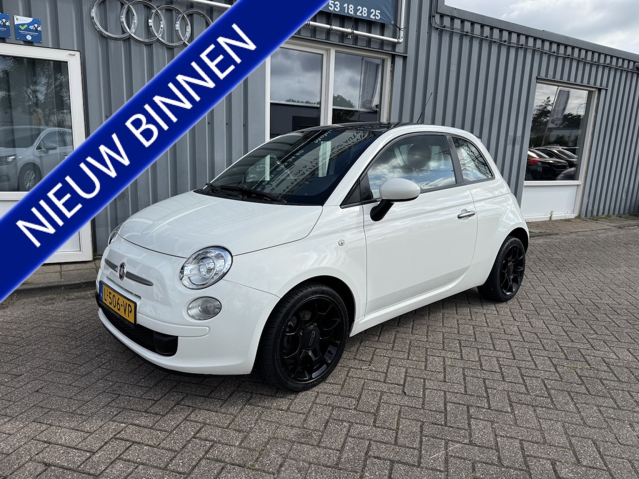 Fiat 500 - 0.9 TwinAir Lounge zwart dak - AutoWereld.nl