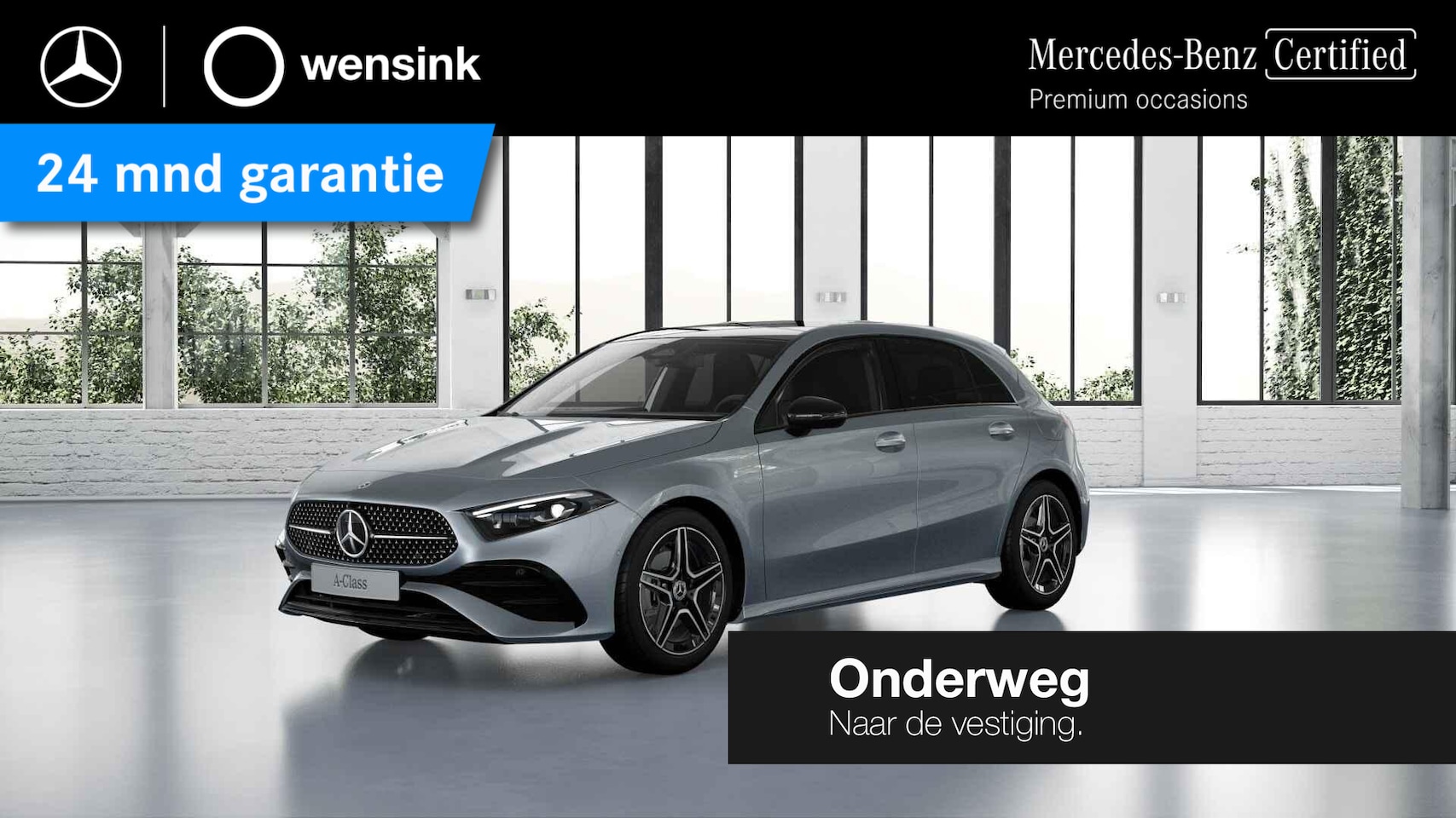 Mercedes-Benz A-klasse - 180 Business Solution AMG | Panoramadak | Widescreen | Sfeerverlichting | Achteruitrijcame - AutoWereld.nl