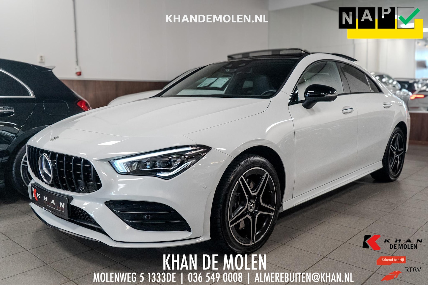 Mercedes-Benz CLA-Klasse - 250 e AMG Business Solution Pano|Memory|Camera|Sfeerverlichting - AutoWereld.nl