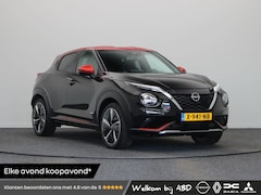 Nissan Juke - 1.6 Hybrid N-Design | Two Tone lak | Half leder | Navigatie | Climate control | Achteruitr