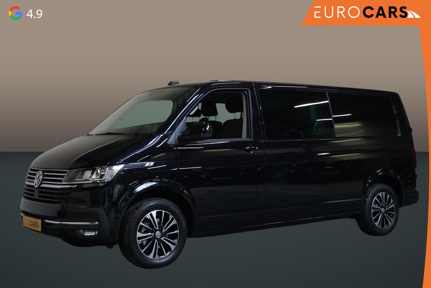 Volkswagen Transporter - 2.0 TDI L2H1 28 Dubbele Cabine Highline Automaat Cruise Control Airco Navigatie Parkeersen - AutoWereld.nl