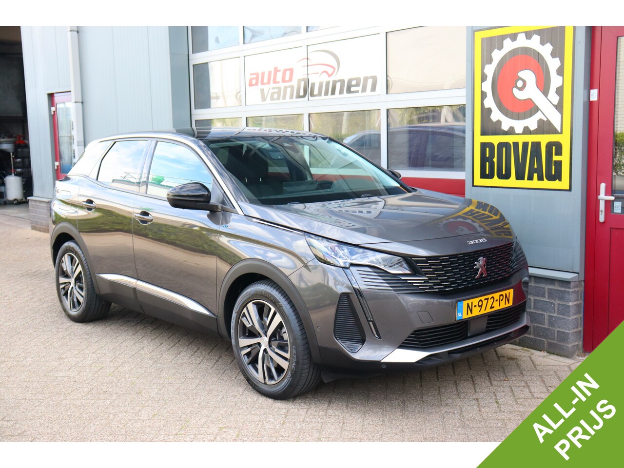 Peugeot 3008 - 1.6 HYbrid 225 Allure Pack Business O.a: Navi, Clima, ACC, Carplay, Camera, PDC, Etc. All- - AutoWereld.nl