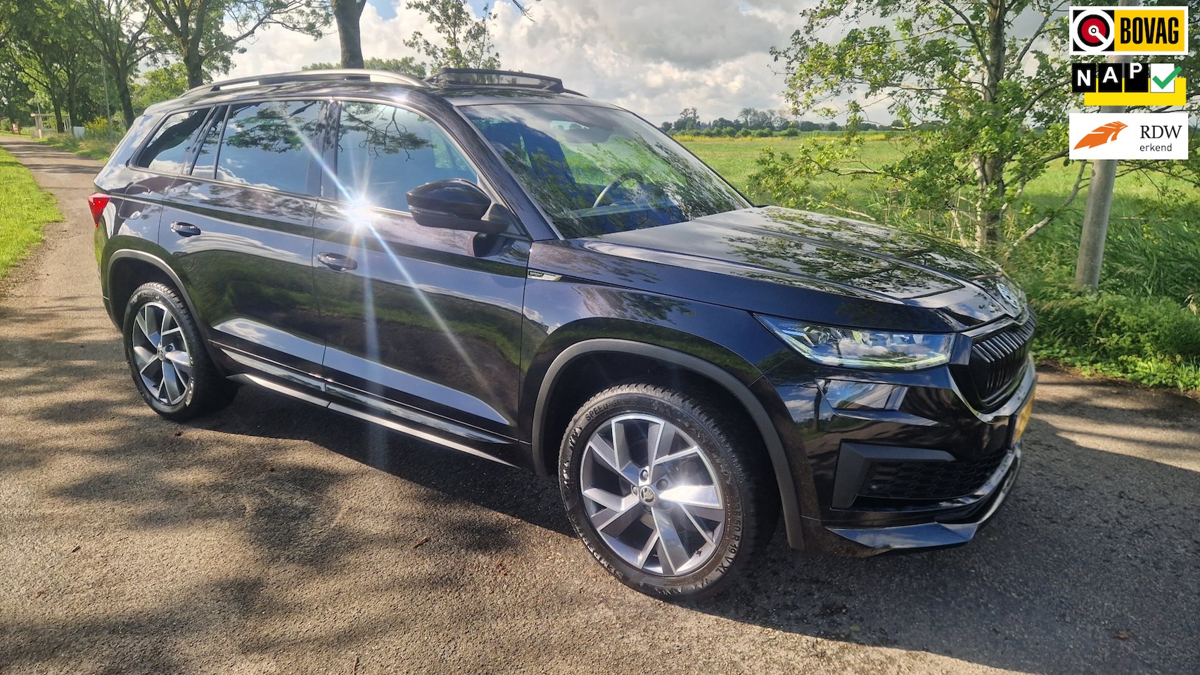 Skoda Kodiaq - 1.5 TSI Sportline Business 7p. 1.5 TSI Sportline Business 7p. pano, trekhaak - AutoWereld.nl