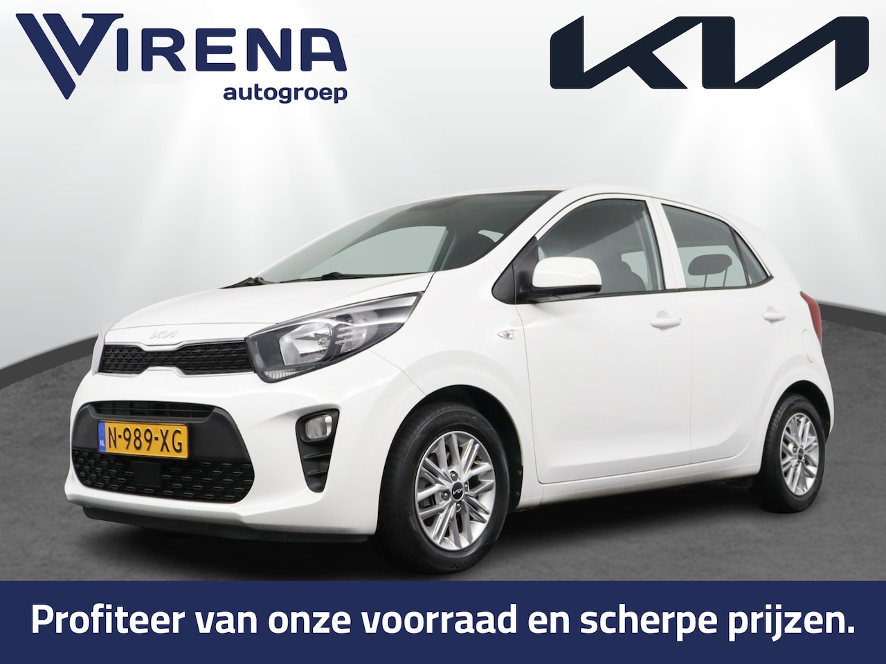 Kia Picanto - 1.0 DPi DynamicLine - Achteruitrij camera - Apple Carplay/Android Auto - Cruise control - - AutoWereld.nl