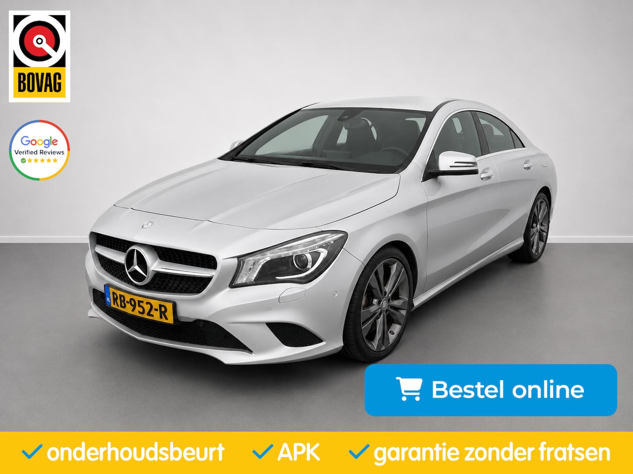 Mercedes-Benz CLA-Klasse - 180 OrangeArt Edition |Cruise-Control|Navi|Bluetooth|Stoelverwarming| Mercedes-Benz CLA-kl - AutoWereld.nl