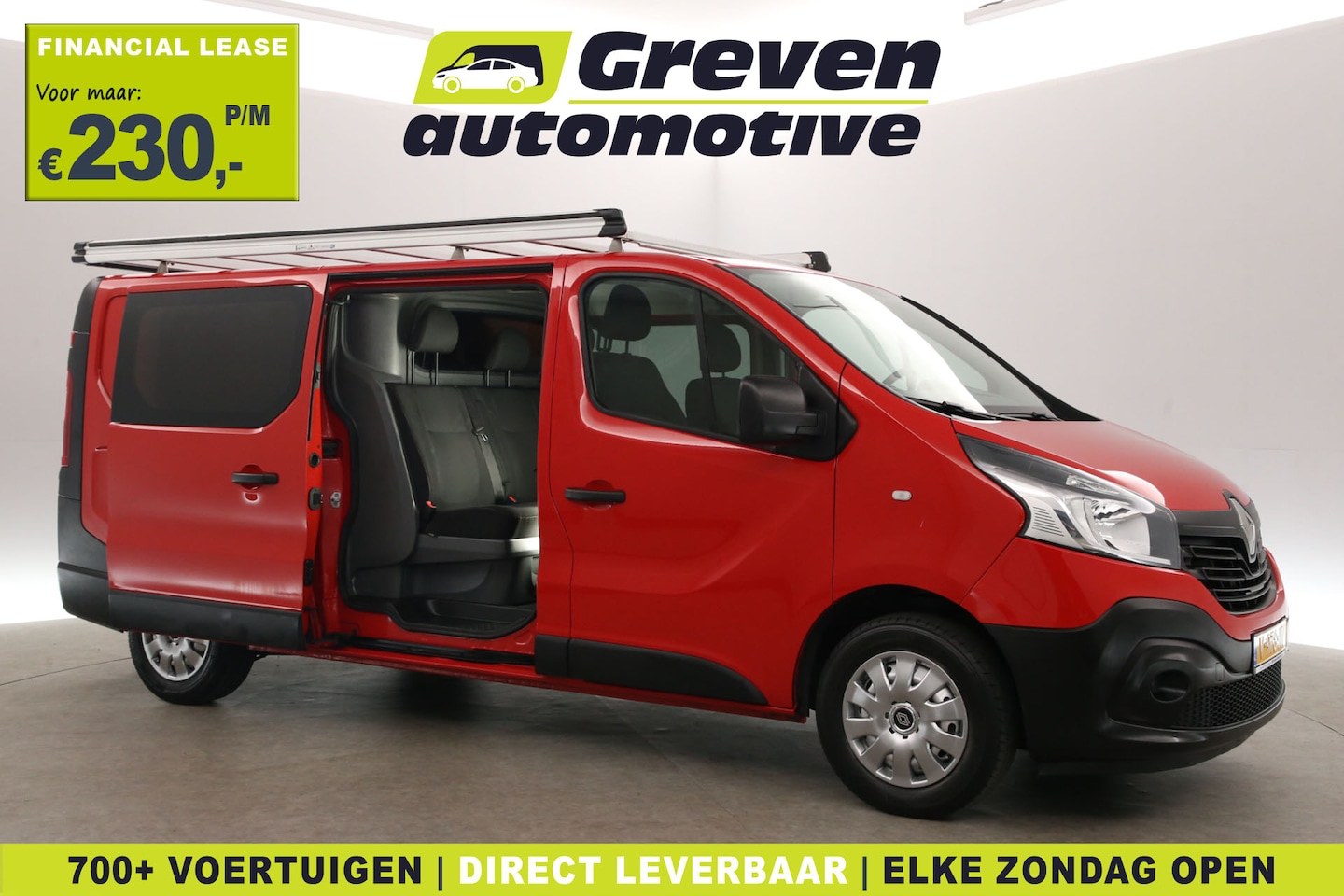 Renault Trafic - 1.6 dCi T29 L2H1 | Dubbele Cabine | Airco | Cruise | Trekhaak | Parkeersens. | Imperiaal - AutoWereld.nl