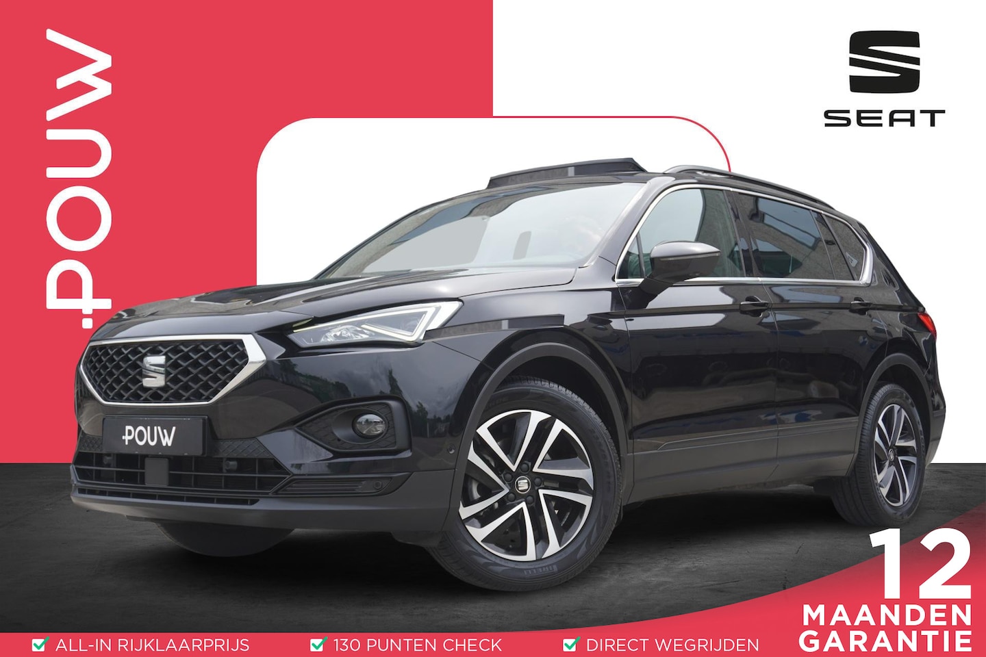 SEAT Tarraco - 1.5 TSI 150pk Xcellence 7p. | Panoramadak | Trekhaak | Navigatie - AutoWereld.nl
