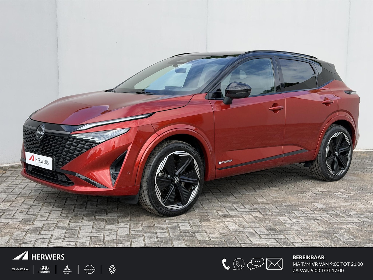 Nissan Qashqai - 1.5 e-Power N-Design / Facelift / Fabrieksgarantie tot 9-2027 / Dealer Onderhouden / Leder - AutoWereld.nl