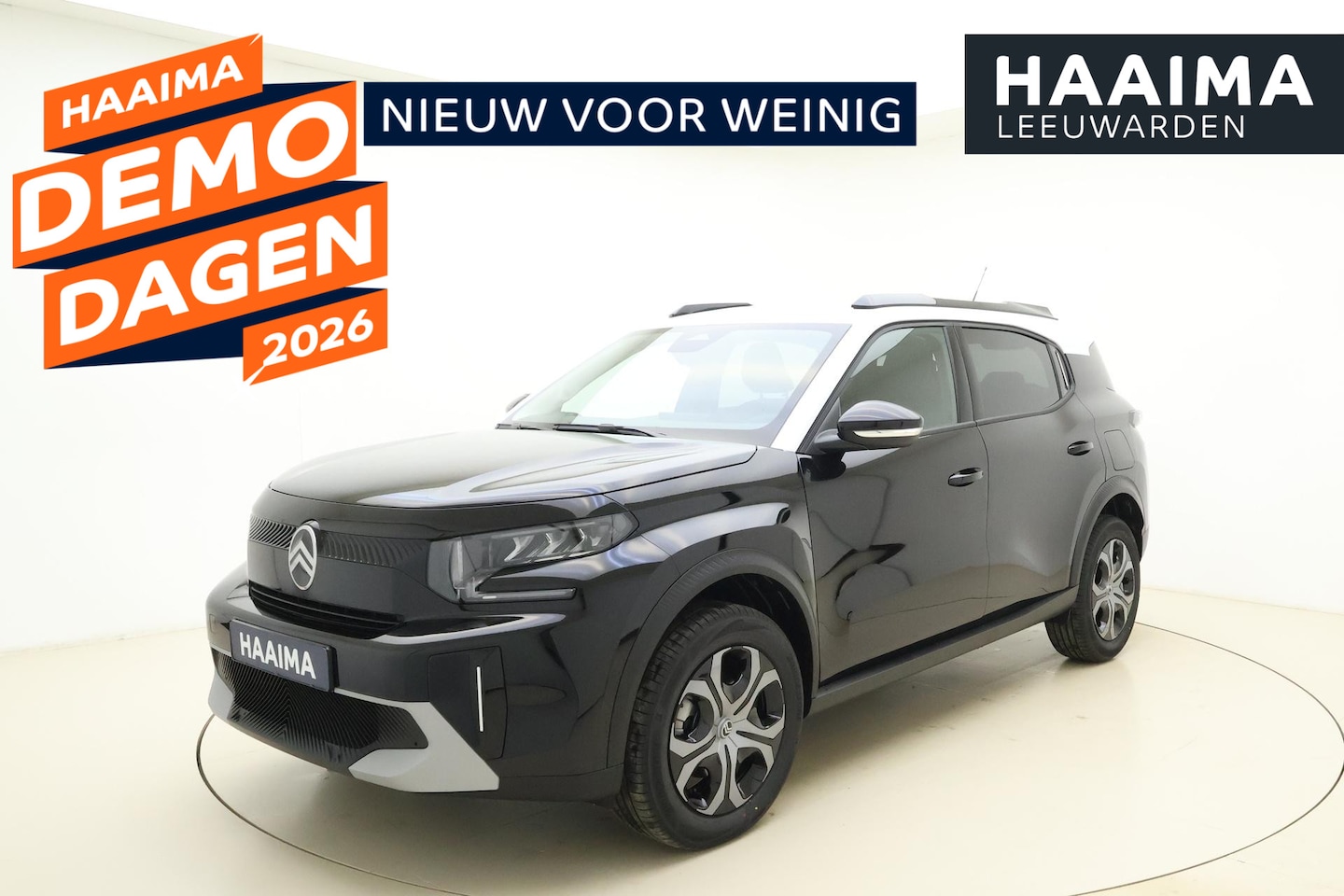 Citroën C3 Aircross - 1.2 Hybrid 145pk Plus Automaat | Two Tone Polar White | Voorbereiding voor het reservewiel - AutoWereld.nl