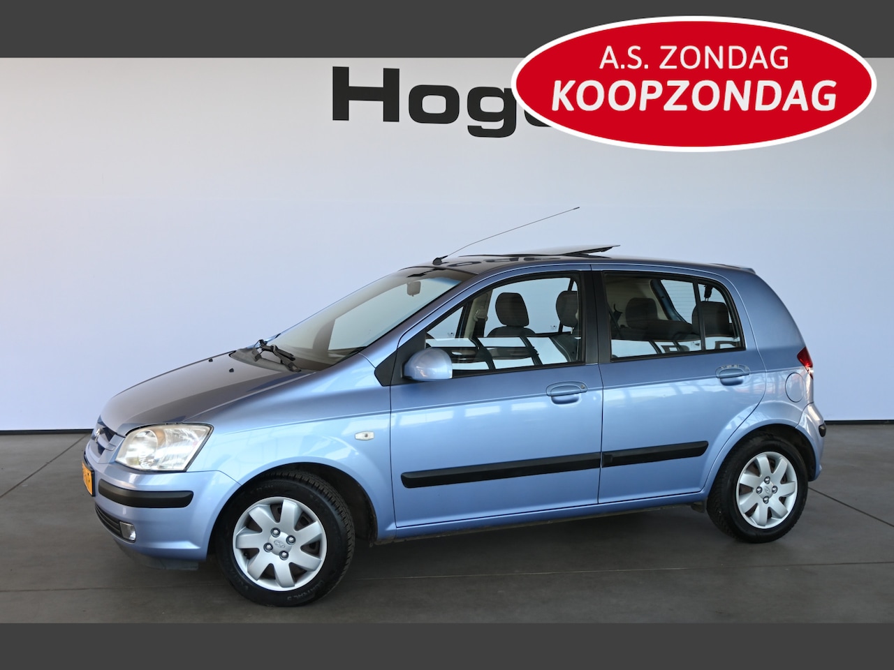 Hyundai Getz - 1.6i-16V GLS Automaat Airco Schuifdak Goed Onderhouden! Direct Leverbaar! Inruil Mogelijk! - AutoWereld.nl