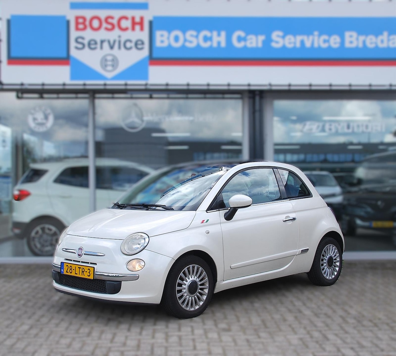 Fiat 500 - 1.2 AUT 69PK Lounge |schuifdak| - AutoWereld.nl