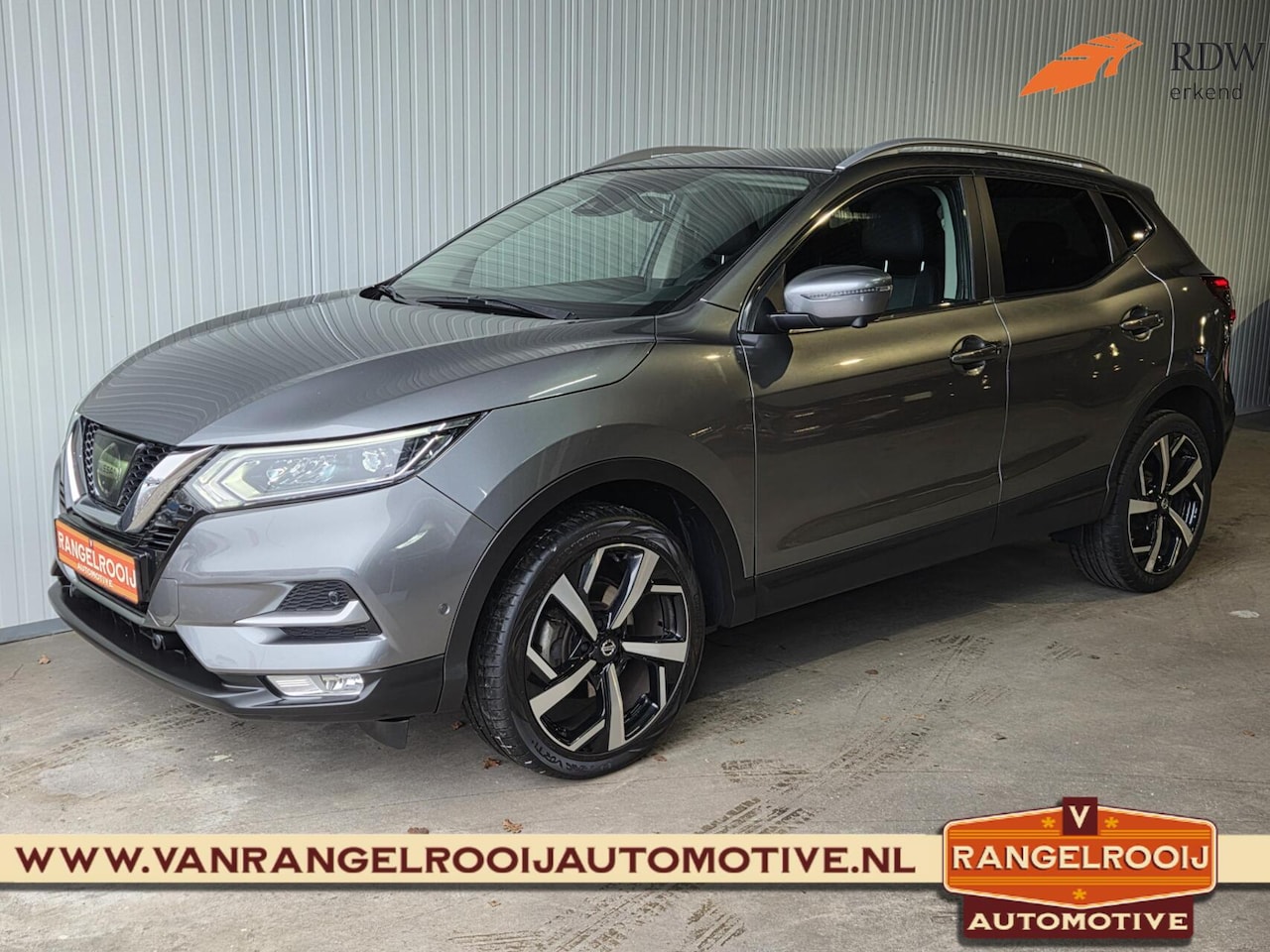 Nissan Qashqai - 1.2 Tekna Automaat, trekh., LED kopl., half leer, DAB, stoelverw., 19" lmv - AutoWereld.nl