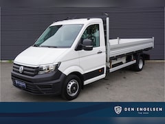 Volkswagen Crafter - 180pk Dubbellucht 3-Zijdige kipper Trekhaak Navigatie Apple Airco carplay Tipper