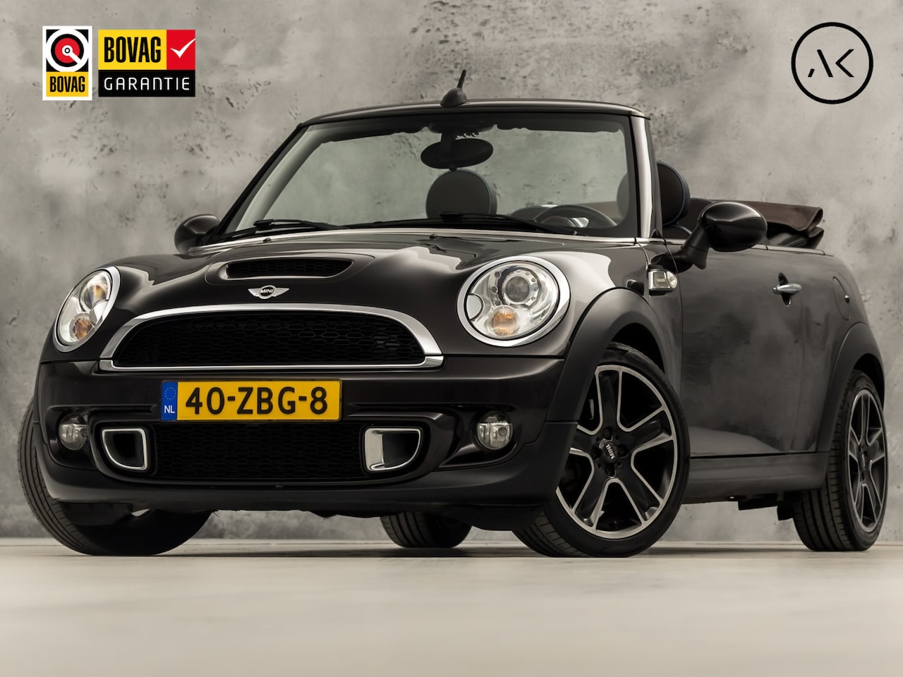 MINI Cabrio - 1.6 Cooper S 184Pk Automaat (NAVIGATIE, CLIMATE, XENON, STOELVERWARMING, SPORTSTOELEN, CRU - AutoWereld.nl
