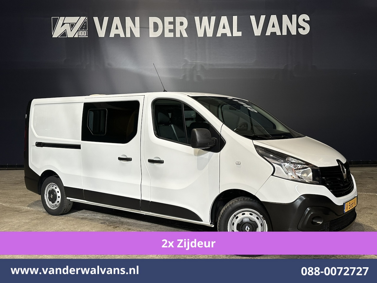 Renault Trafic - 1.6 dCi L2H1 Euro6 Airco | 2x zijdeur | Navigatie | Cruisecontrol | Parkeersensoren Bijrij - AutoWereld.nl