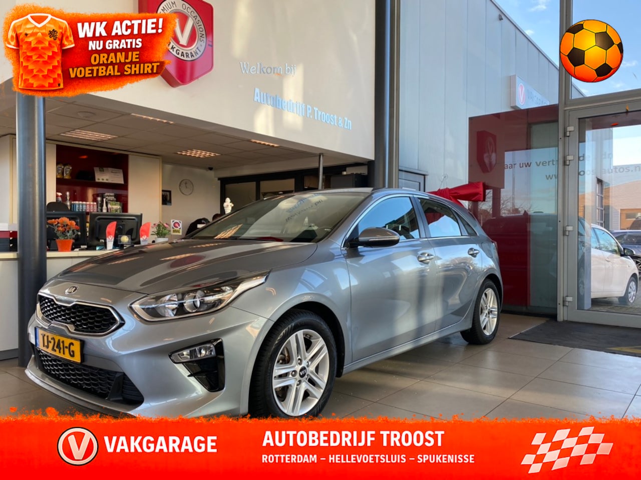 Kia Cee'd - Ceed 1.0 T-GDi DynamicLine,NL Auto,Navigatie,Achteruitrijcamera,Trekhaak,Achteruitrijsenso - AutoWereld.nl
