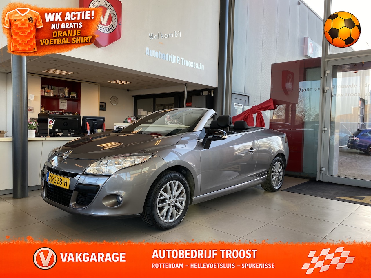 Renault Mégane coupé cabriolet - 1.4 TCE GT-Line 1.4 TCE GT-Line,Panoramadak,Climate&Cruisecontrol,Keyless,Bleutooth,Windscherm,Half Leder, - AutoWereld.nl