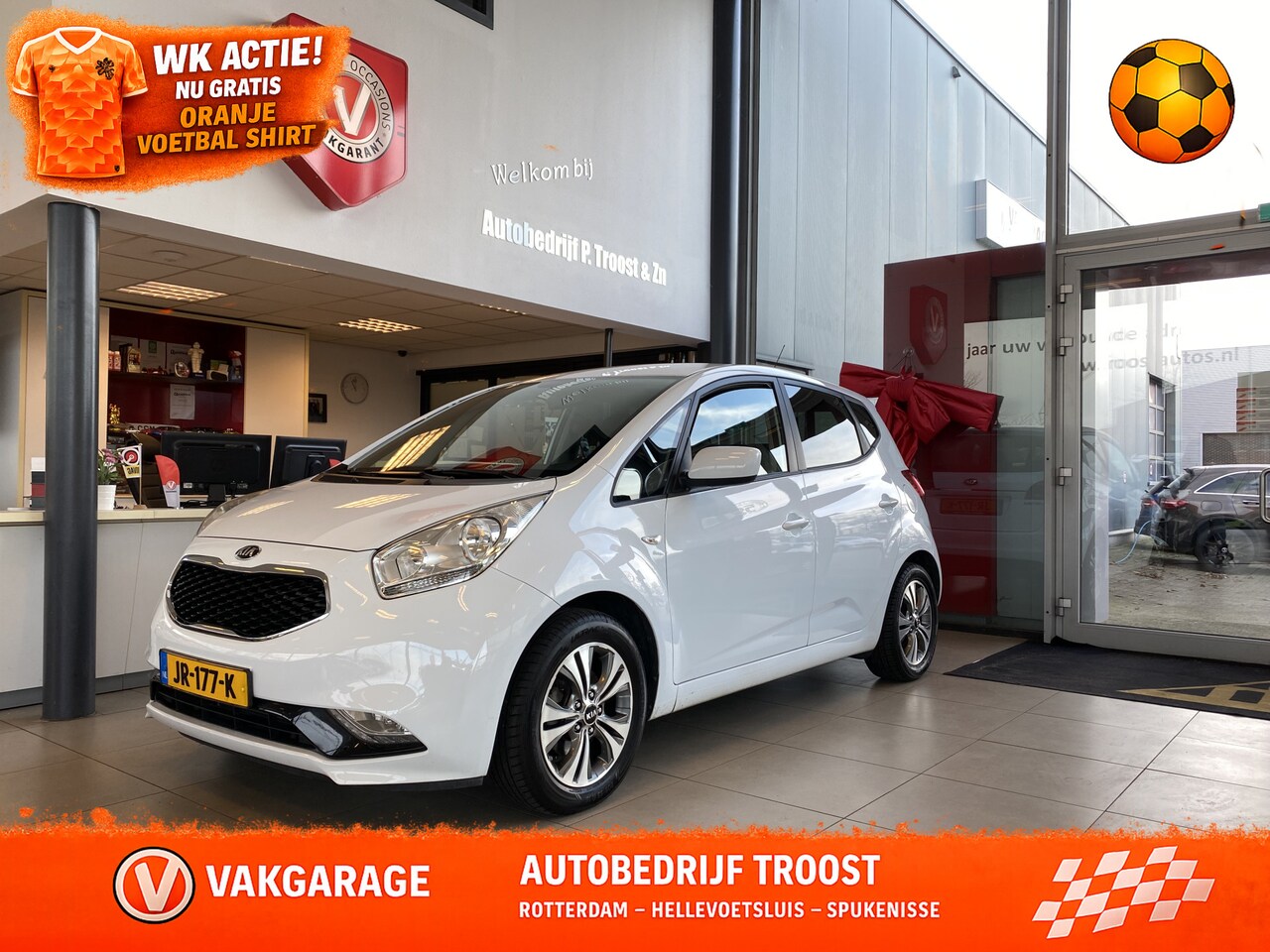 Kia Venga - 1.4 CVVT DynamicPLusLine 1.4 CVVT DynamicPLusLine,Navigtie,Achteruitrijcamera,Spraakbediening,Parkeersensoren Achte - AutoWereld.nl
