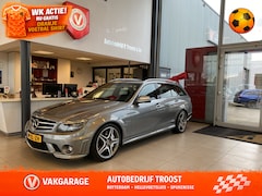 Mercedes-Benz C-klasse Estate - 63 AMG Origineel NL/Volledig Dealer Onderhouden/Panoramadak/Leder/Navigatie/Spraakbedienin