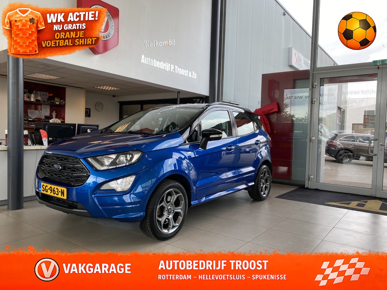 Ford EcoSport - 1.0 EcoBoost ST-Line 1.0 EcoBoost ST-Line,1e Eigenaar,Dealeronderhouden,Navigatie,Achteruitrijcamera,Spraakbedi - AutoWereld.nl