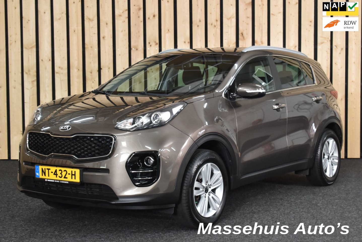 Kia Sportage - 1.6 GDI First Edition Trekhaak 139dkm. Clima Camera Navi +Nwe APK - AutoWereld.nl