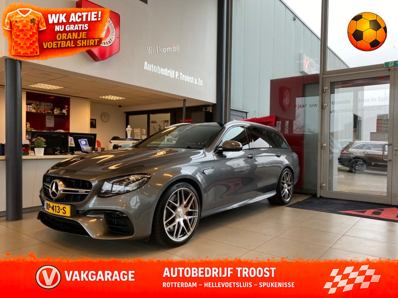 Mercedes-Benz E-klasse Estate - AMG 63 S 4MATIC Premium Plus, 612pk, NL Auto, Burmester, Panoramadak, Leder, Stoelverwarmi - AutoWereld.nl